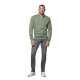 johnnie-O 01. MENS APPAREL - MENS HOODIES|SWEATERS - MENS PO Q ZIP Men's Sully 1/4 Zip Pullover EVERGREEN