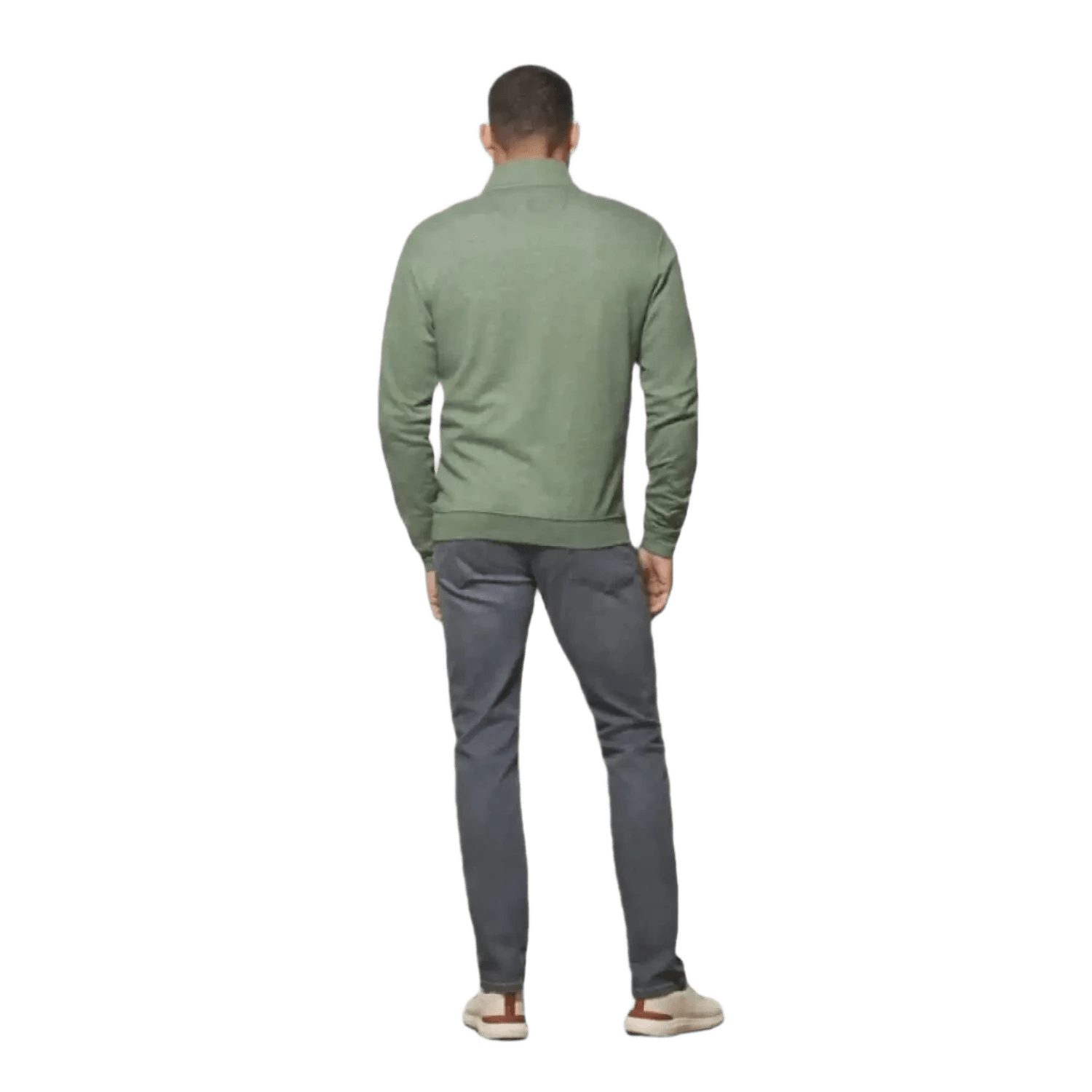 johnnie-O 01. MENS APPAREL - MENS HOODIES|SWEATERS - MENS PO Q ZIP Men's Sully 1/4 Zip Pullover EVERGREEN