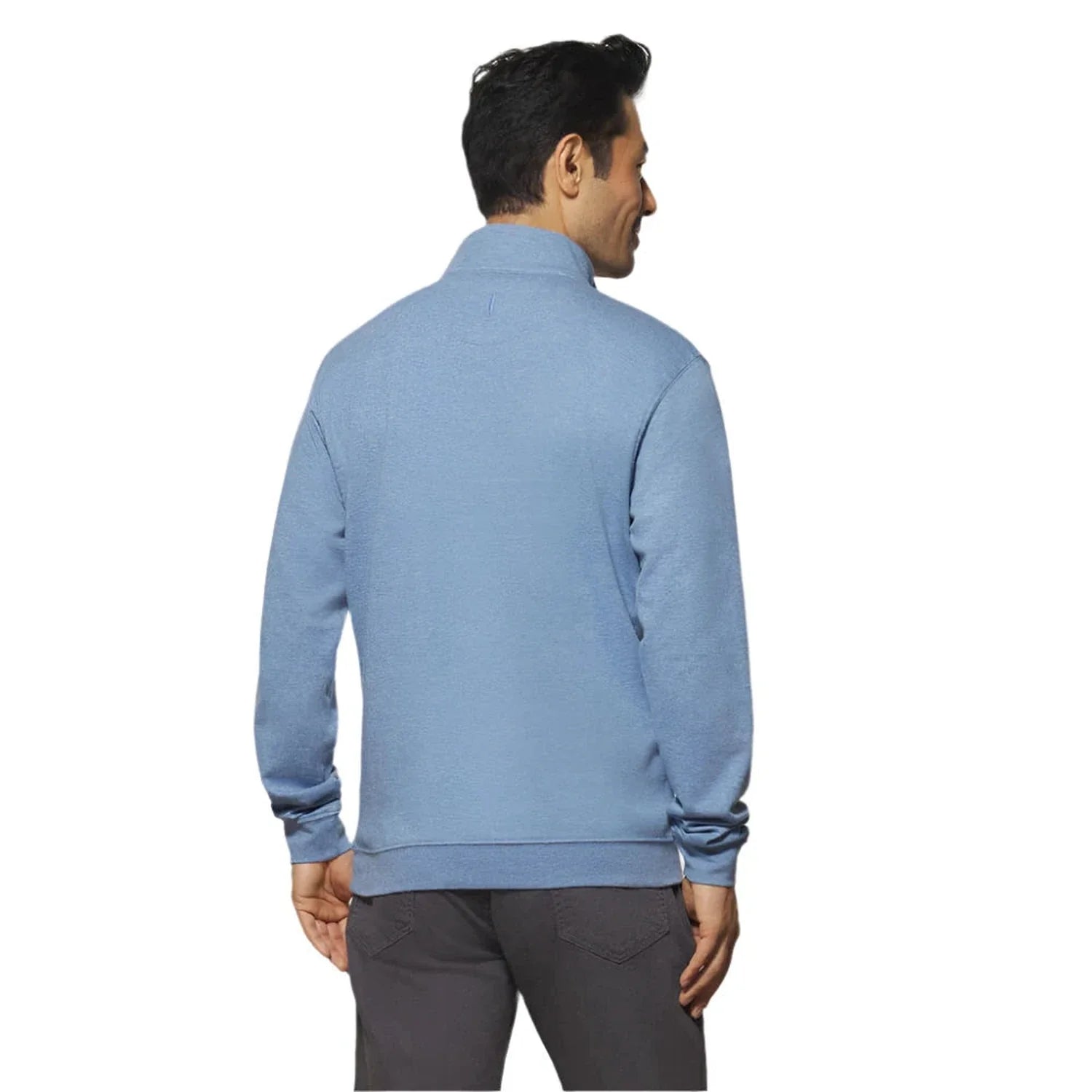 johnnie-O 01. MENS APPAREL - MENS HOODIES|SWEATERS - MENS PO Q ZIP Men's Sully 1/4 Zip Pullover LAGUNA BLUE
