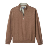 johnnie-O 01. MENS APPAREL - MENS HOODIES|SWEATERS - MENS PO Q ZIP Men's Sully 1/4 Zip Pullover GRIZZLY