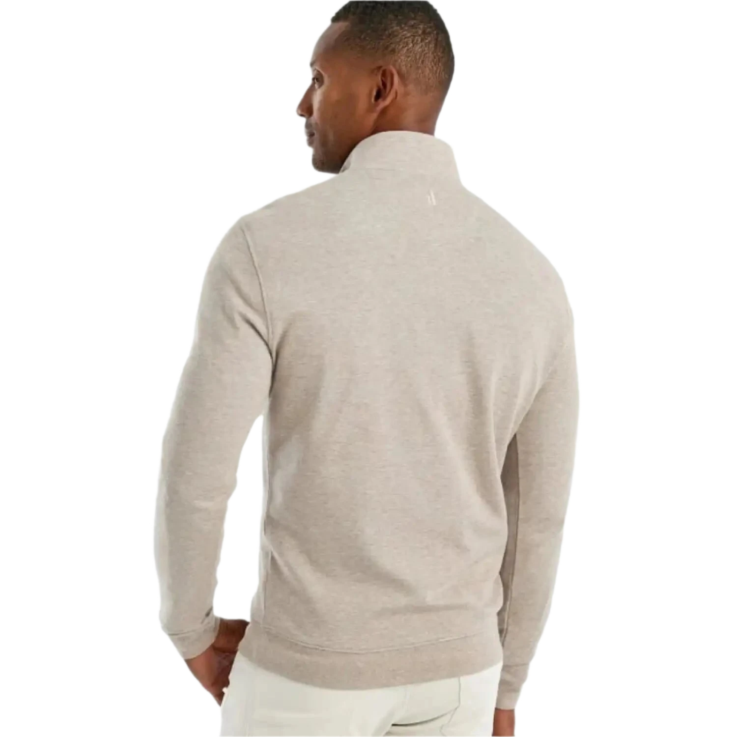 johnnie-O 01. MENS APPAREL - MENS HOODIES|SWEATERS - MENS PO Q ZIP Men's Sully 1/4 Zip Pullover WHET WHEAT