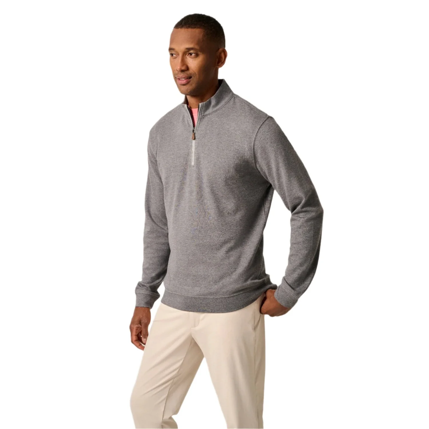 johnnie-O 01. MENS APPAREL - MENS HOODIES|SWEATERS - MENS PO Q ZIP Men's Sully 1/4 Zip Pullover VOLCANO