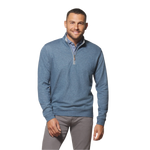 johnnie-O 01. MENS APPAREL - MENS HOODIES|SWEATERS - MENS PO Q ZIP Men's Sully 1/4 Zip Pullover HELIOS BLUE