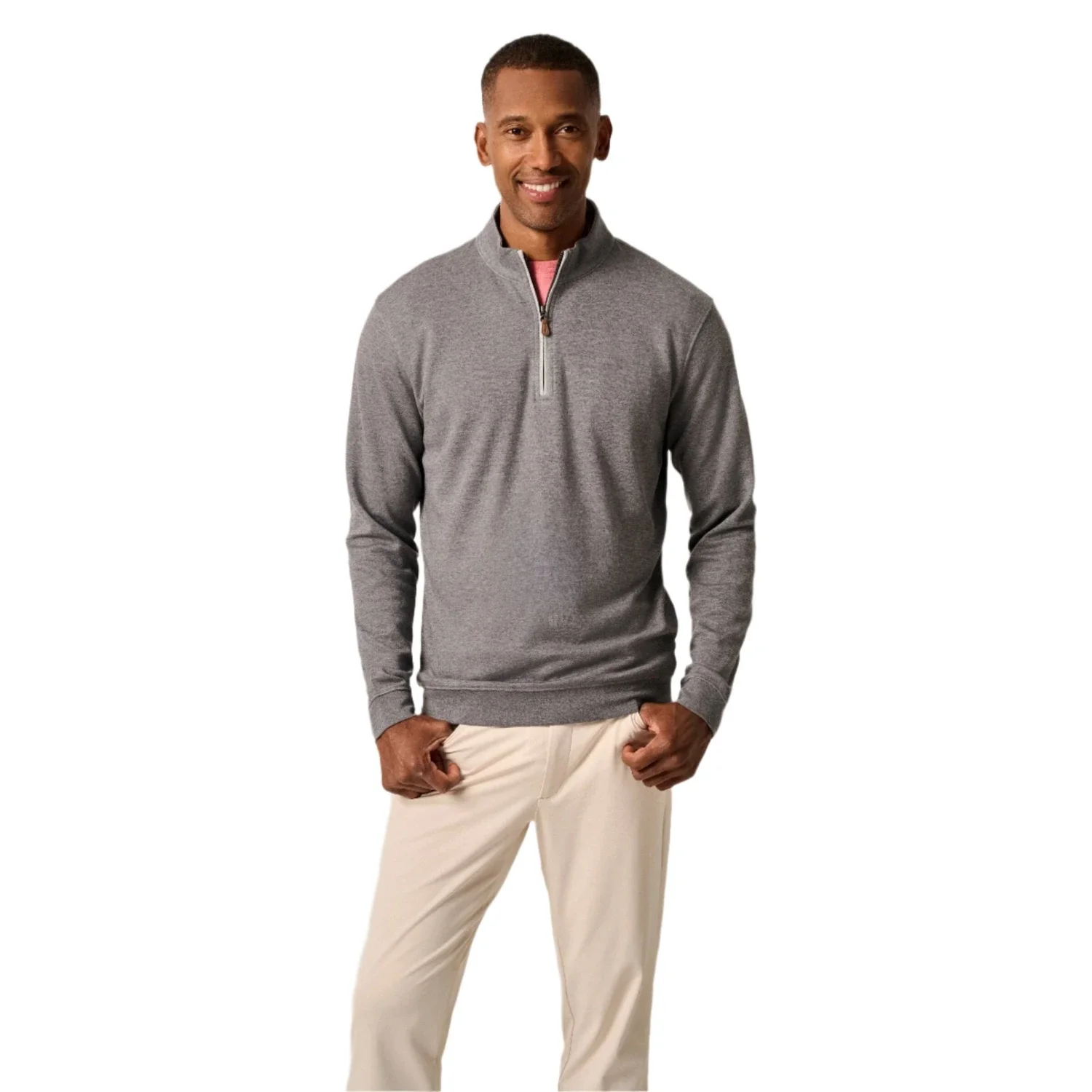 johnnie-O 01. MENS APPAREL - MENS HOODIES|SWEATERS - MENS PO Q ZIP Men's Sully 1/4 Zip Pullover VOLCANO