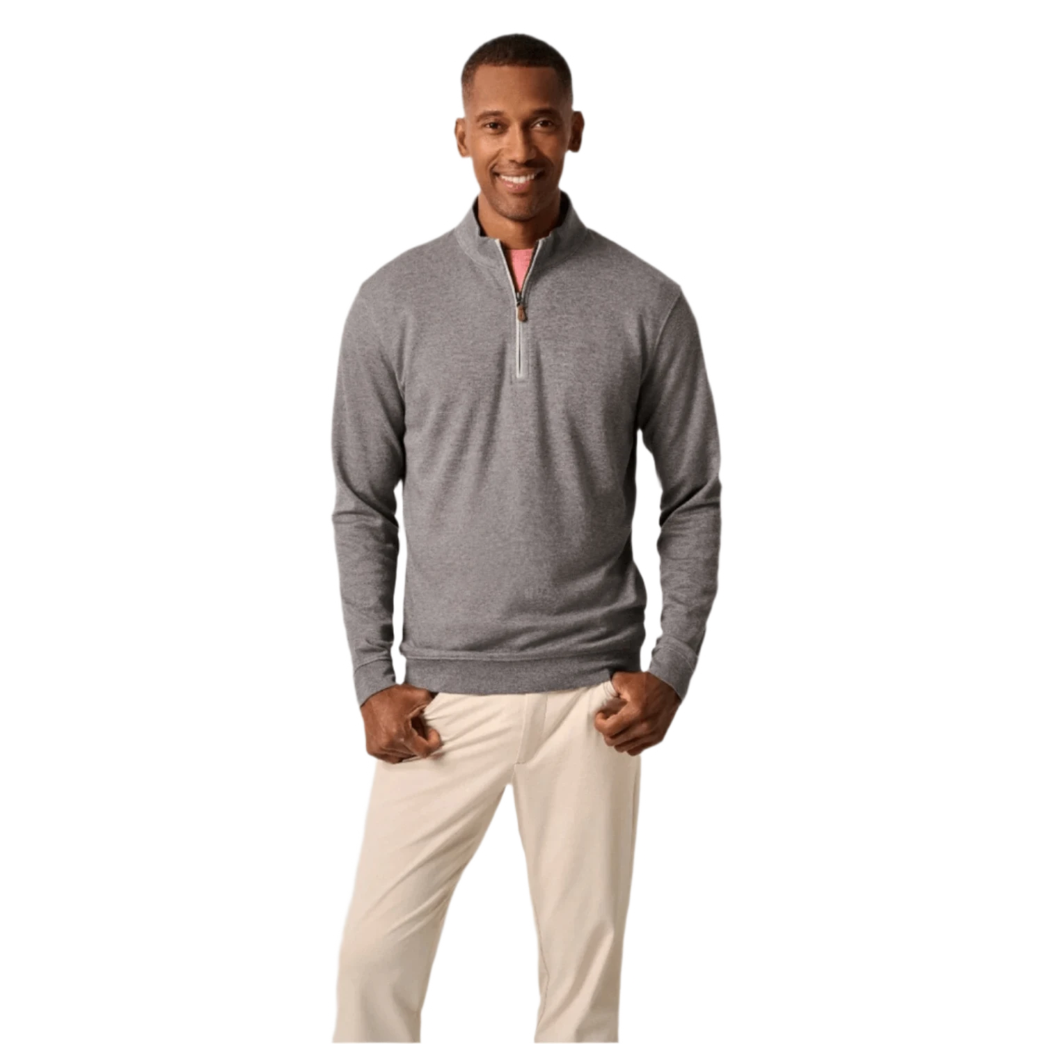 johnnie-O 01. MENS APPAREL - MENS HOODIES|SWEATERS - MENS PO Q ZIP Men's Sully 1/4 Zip Pullover VOLCANO