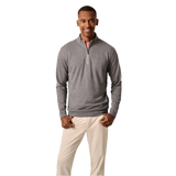 johnnie-O 01. MENS APPAREL - MENS HOODIES|SWEATERS - MENS PO Q ZIP Men's Sully 1/4 Zip Pullover VOLCANO