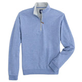 johnnie-O 01. MENS APPAREL - MENS HOODIES|SWEATERS - MENS PO Q ZIP Men's Sully 1/4 Zip Pullover LAGUNA BLUE