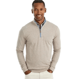 johnnie-O 01. MENS APPAREL - MENS HOODIES|SWEATERS - MENS PO Q ZIP Men's Sully 1/4 Zip Pullover WHET WHEAT