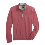 johnnie-O 01. MENS APPAREL - MENS HOODIES|SWEATERS - MENS PO Q ZIP Men's Sully 1/4 Zip Pullover MERLOT