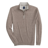 johnnie-O 01. MENS APPAREL - MENS HOODIES|SWEATERS - MENS PO Q ZIP Men's Sully 1/4 Zip Pullover BISON