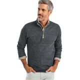 johnnie-O 01. MENS APPAREL - MENS HOODIES|SWEATERS - MENS PO Q ZIP Men's Sully 1/4 Zip Pullover PEWT PEWTER