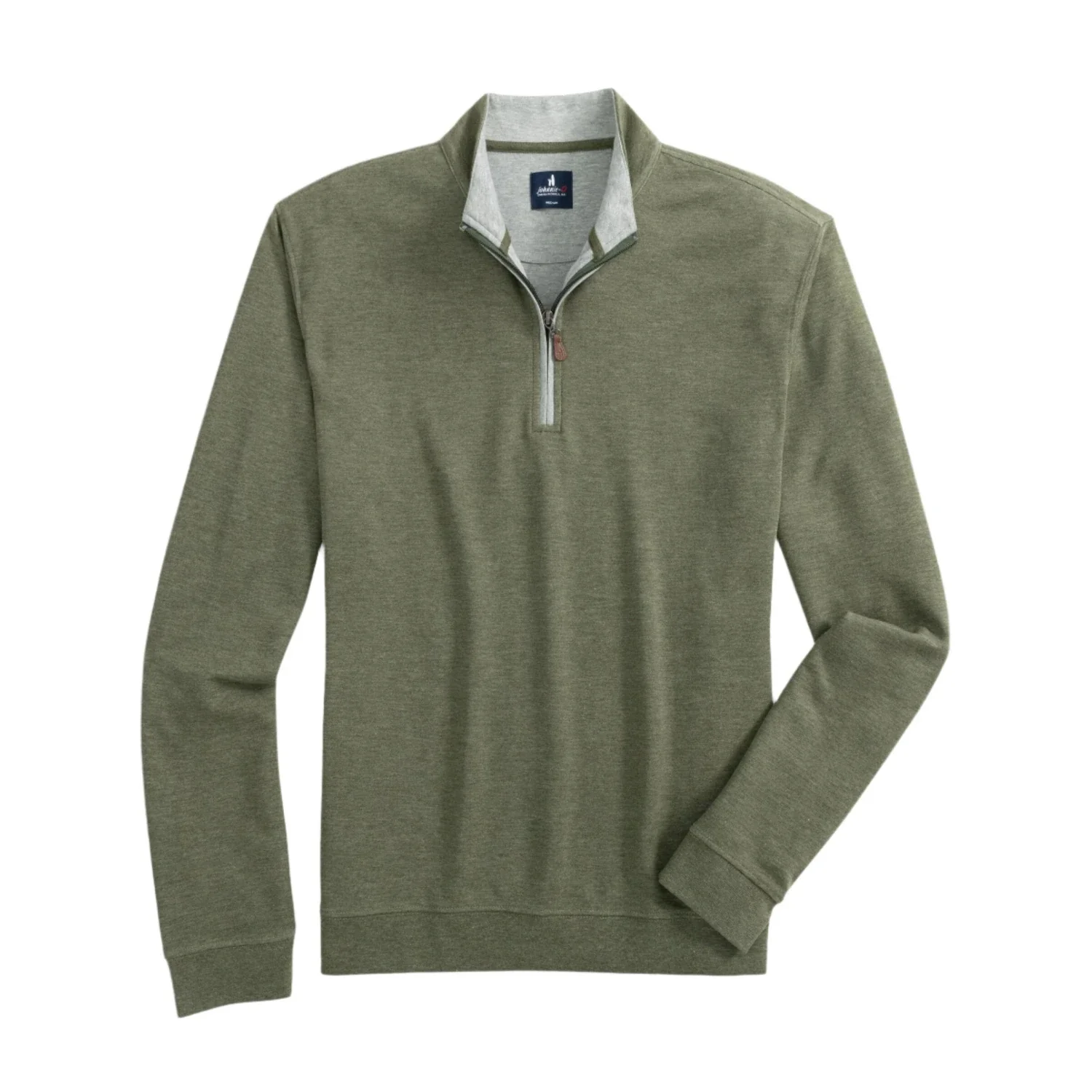 johnnie-O 01. MENS APPAREL - MENS HOODIES|SWEATERS - MENS PO Q ZIP Men's Sully 1/4 Zip Pullover SEQUOIA