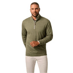 johnnie-O 01. MENS APPAREL - MENS HOODIES|SWEATERS - MENS PO Q ZIP Men's Sully 1/4 Zip Pullover SEQUOIA