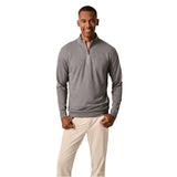 johnnie-O 01. MENS APPAREL - MENS HOODIES|SWEATERS - MENS PO Q ZIP Men's Sully 1/4 Zip Pullover VOLCANO