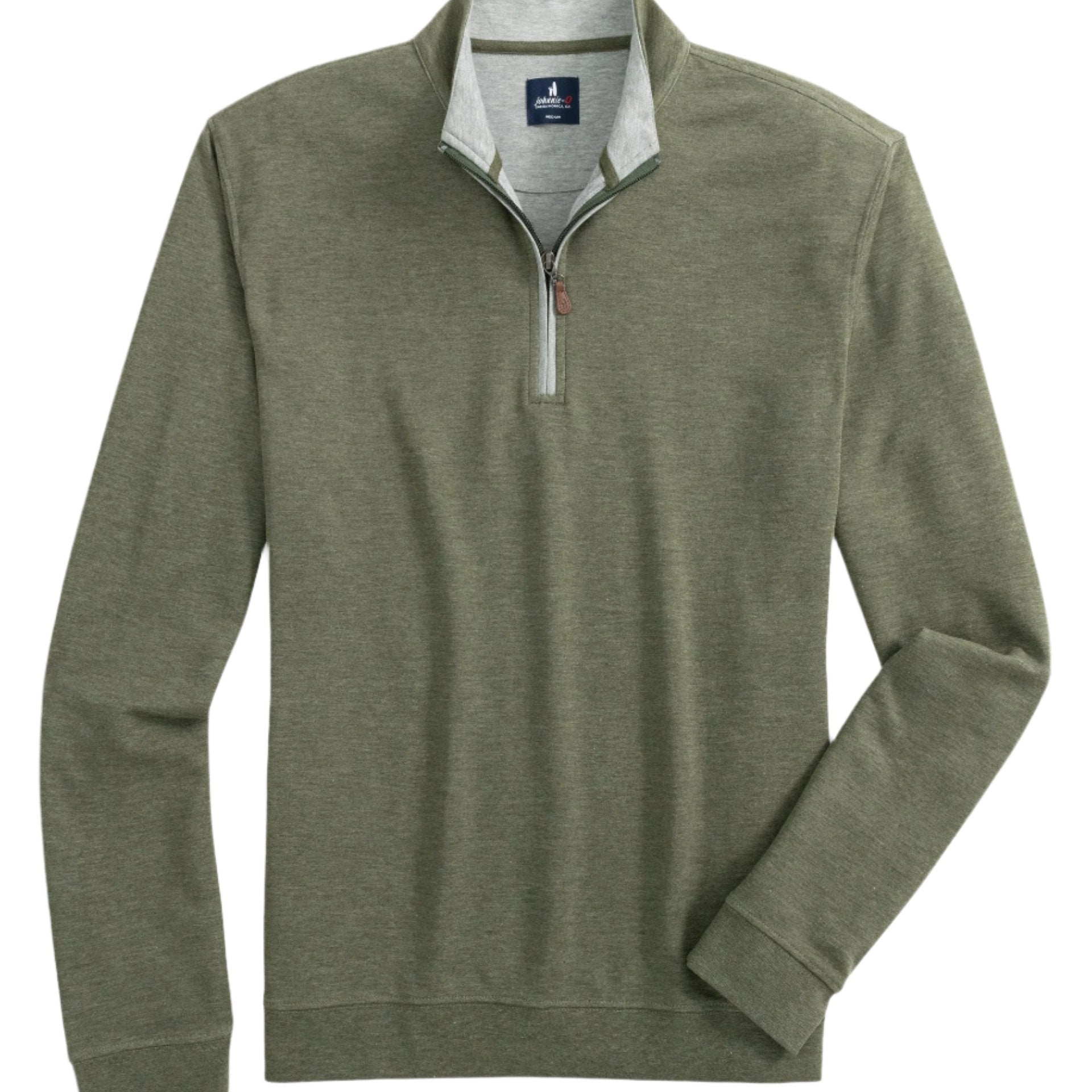 johnnie-O 01. MENS APPAREL - MENS HOODIES|SWEATERS - MENS PO Q ZIP Men's Sully Quarter Zip Pullover SEQUOIA