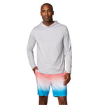 johnnie-O 01. MENS APPAREL - MENS LS SHIRTS - MENS LS HOODY Men's Talon Featherweight Performance Hoodie LIGHT GRAY