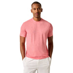 johnnie-O 01. MENS APPAREL - MENS T-SHIRTS - MENS T-SHIRT SS Men's The Course Performance T-Shirt ROUGE RED