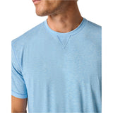 johnnie-O 01. MENS APPAREL - MENS T-SHIRTS - MENS T-SHIRT SS Men's The Course Performance T-Shirt MALIBLU