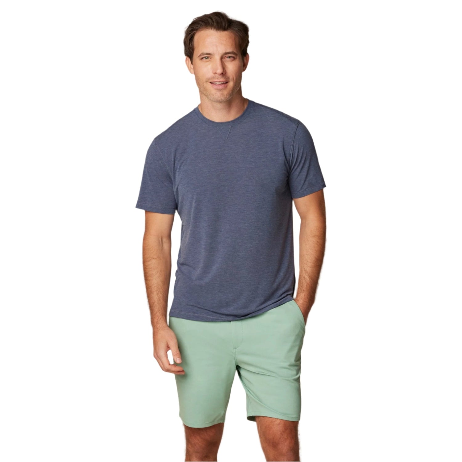 johnnie-O 01. MENS APPAREL - MENS T-SHIRTS - MENS T-SHIRT SS Men's The Course Performance T-Shirt WAKE