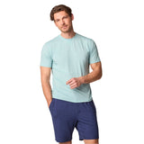 johnnie-O 01. MENS APPAREL - MENS T-SHIRTS - MENS T-SHIRT SS Men's The Course Performance T-Shirt GREEN GRASS