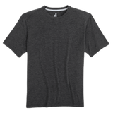 johnnie-O 01. MENS APPAREL - MENS T-SHIRTS - MENS T-SHIRT SS Men's The Course Tee HEATHER BLACK