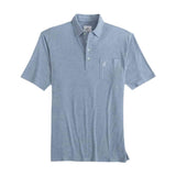 johnnie-O 01. MENS APPAREL - MENS SS SHIRTS - MENS SS POLO Men's The Heathered Original Polo 2.0 COASTAL