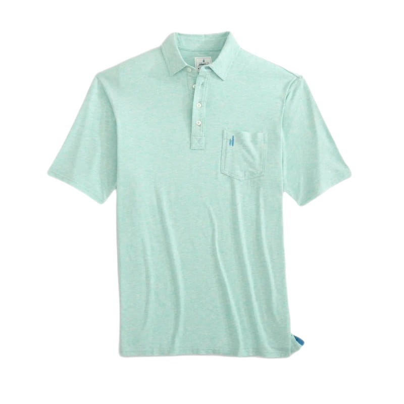 johnnie-O 01. MENS APPAREL - MENS SS SHIRTS - MENS SS POLO Men's The Heathered Original Polo 2.0 SNORKEL