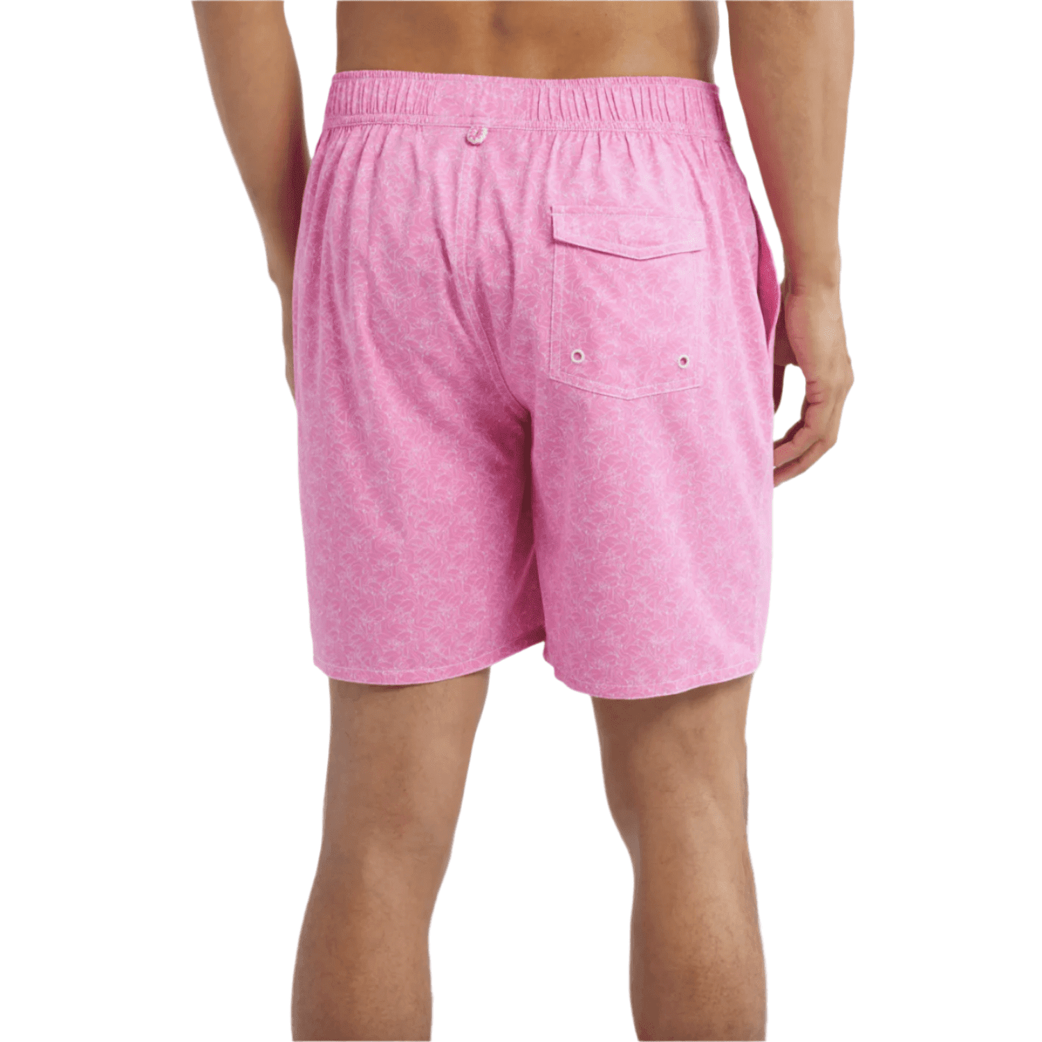 johnnie-O 01. MENS APPAREL - MENS SHORTS - MENS SHORTS SWIM Men's Tickled Pink Half Elastic 7" Surf Shorts CABO