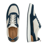 johnnie-O 04. MENS FOOTWEAR - MENS SHOES - MENS SHOES CASUAL Men's Topspin Court Sneaker NAVY | WHITE