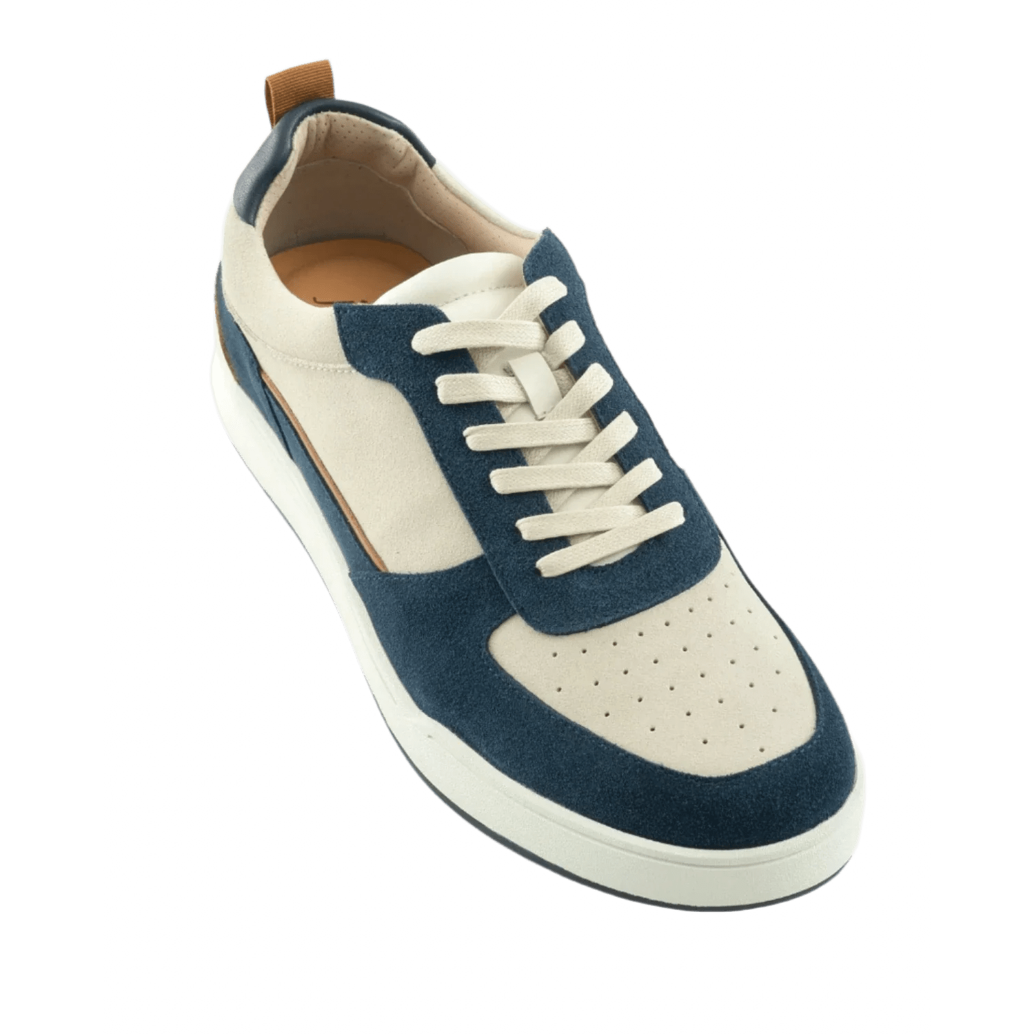 johnnie-O 04. MENS FOOTWEAR - MENS SHOES - MENS SHOES CASUAL Men's Topspin Court Sneaker NAVY | WHITE