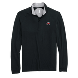 johnnie-O 01. MENS APPAREL - MENS LS SHIRTS - MENS LS CASUAL Men's UGA Freeborne Performance 1/4 Zip Pullover BLACK