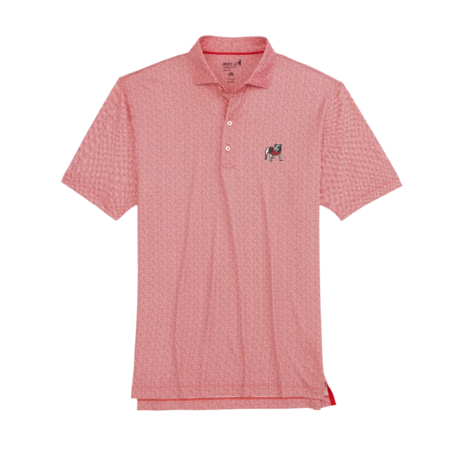 johnnie-O 01. MENS APPAREL - MENS SS SHIRTS - MENS SS POLO Men's UGA Hinson Jersey Performance Polo RED 1