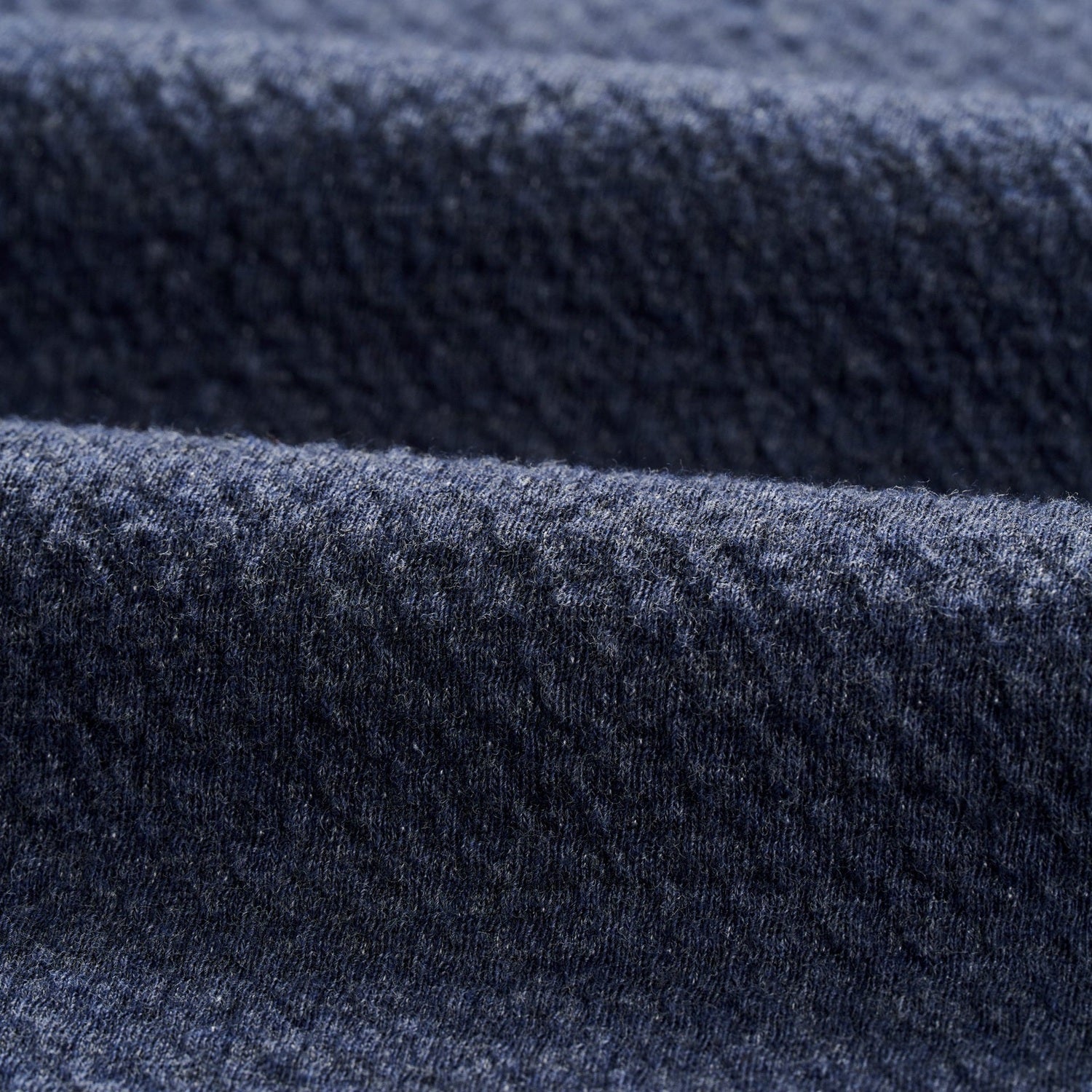 johnnie-O 01. MENS APPAREL - MENS LS SHIRTS - MENS LS HOODY Men's Zoeller Ripple Knit Half-Zip Hoodie INDIGO