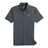 Men's Georgia Beau Striped Performance Jersey Polo