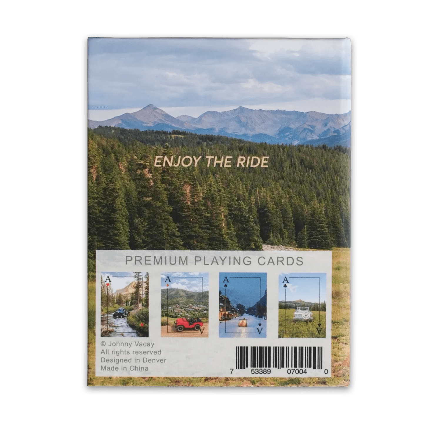 Johnny Vacay 10. GIFTS|ACCESSORIES - GIFT - BOOKS Mountain Rides Playing Cards