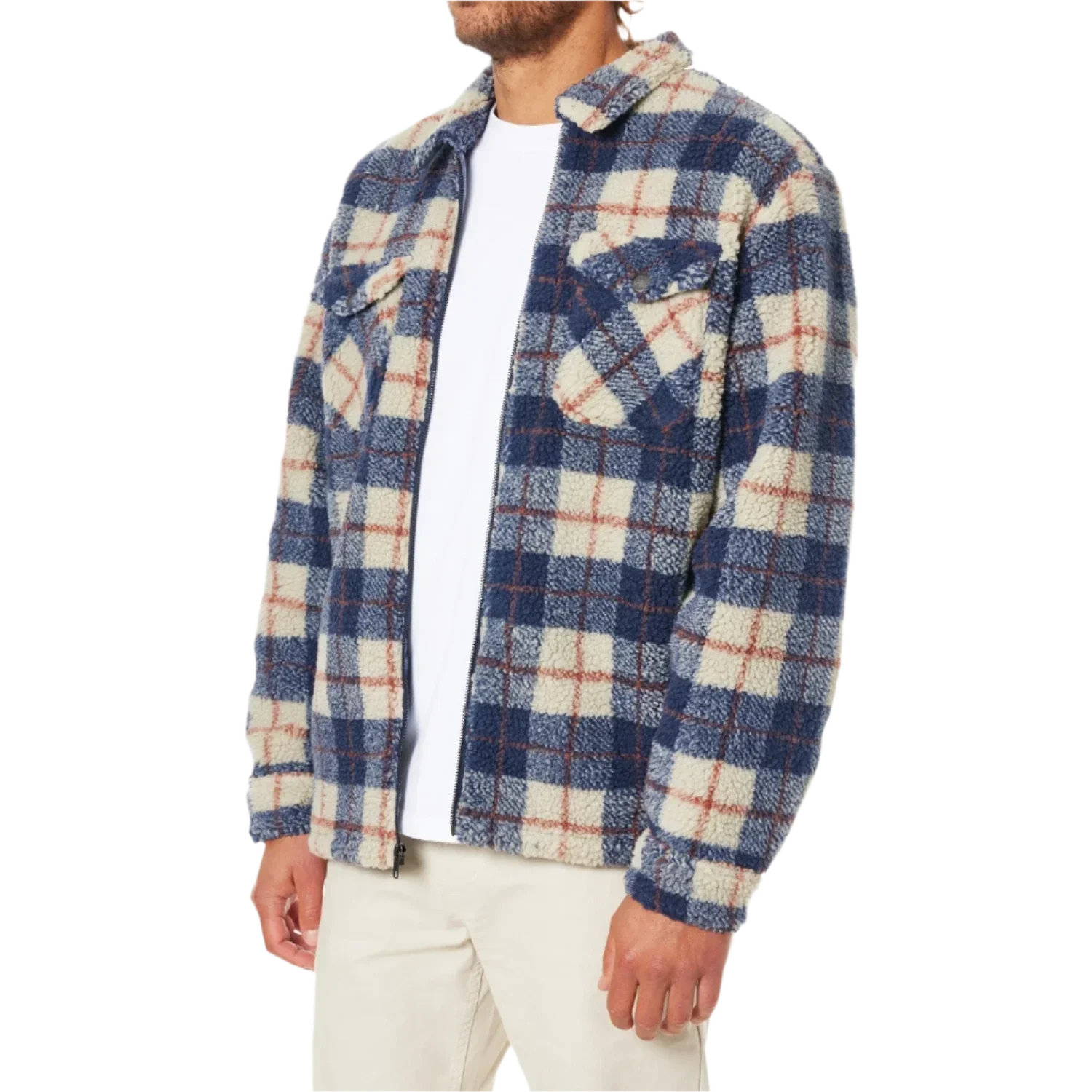 Katin 01. MENS APPAREL - MENS JACKETS - MENS JACKETS CASUAL Men's Anderson Sherpa Jacket PLCN PELICAN