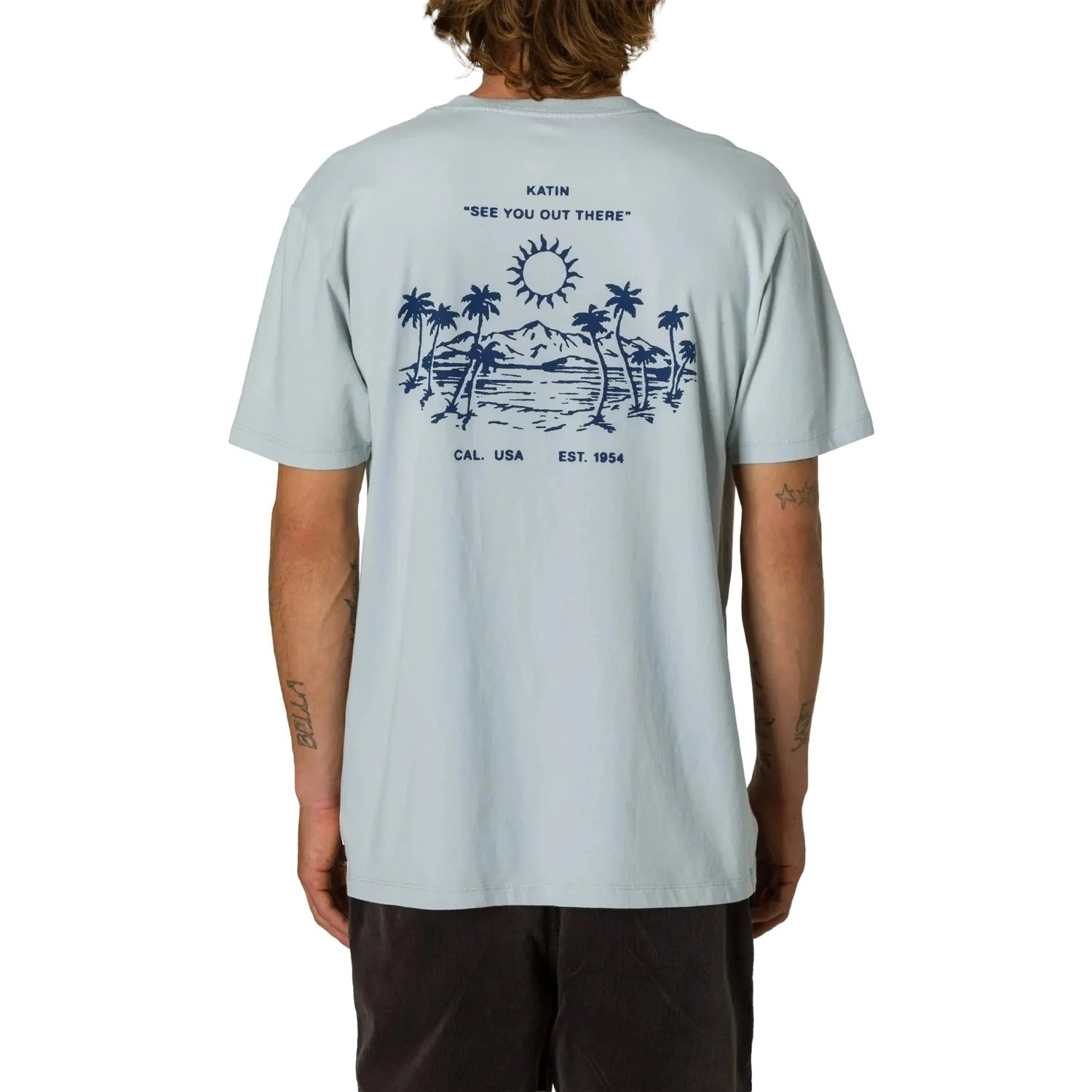 Men’s Expedition Tee Katin - LIGHT BLUE / S