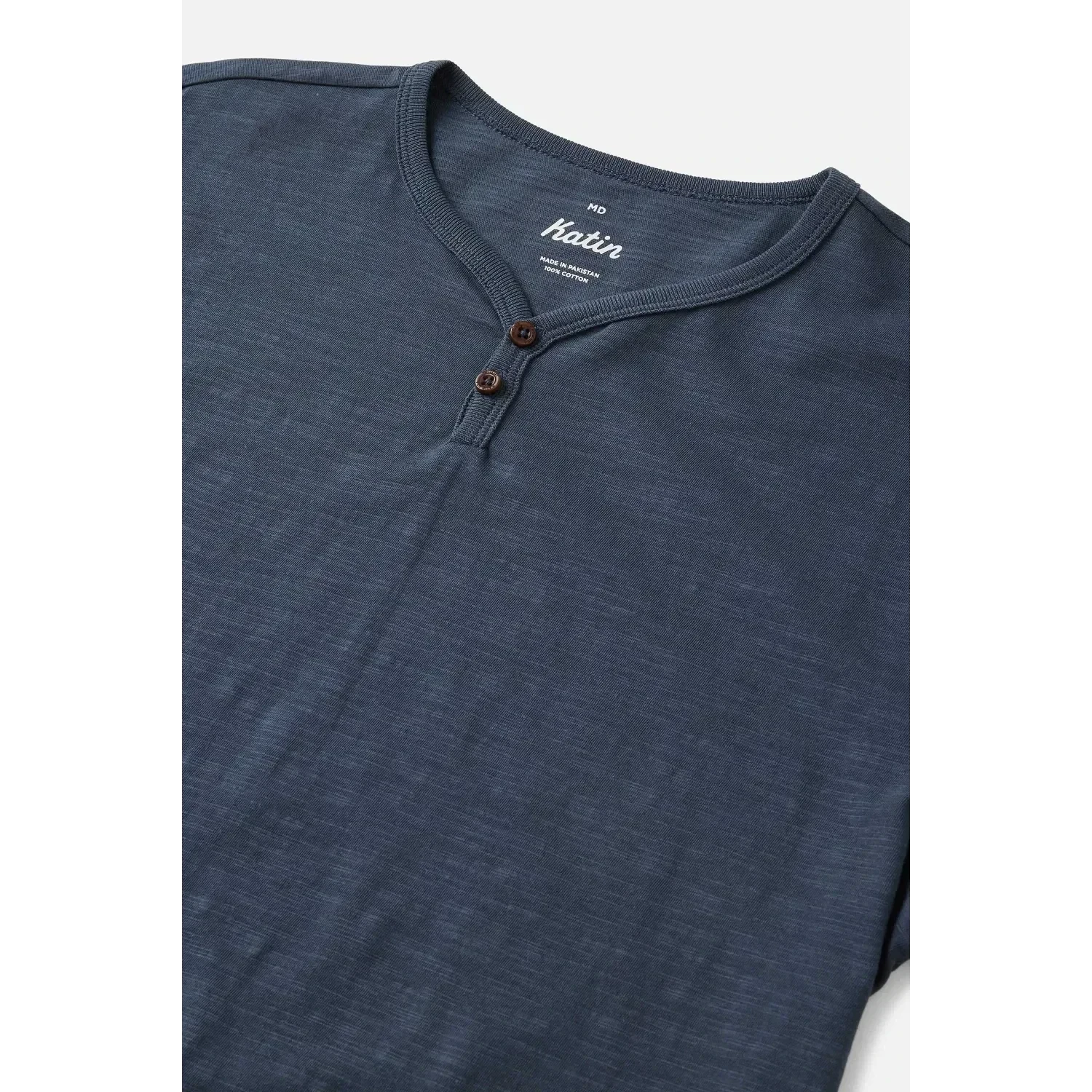 Katin 01. MENS APPAREL - MENS SS SHIRTS - MENS SS CASUAL Men's Folk Henley BABL BALTIC BLUE