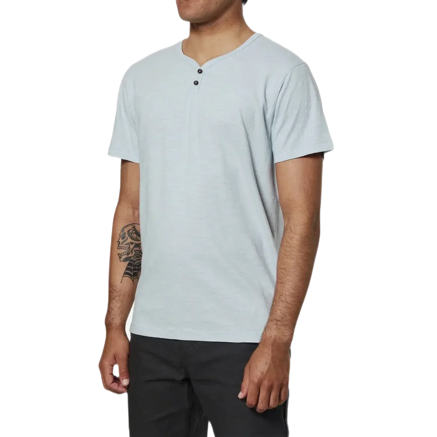 Katin 01. MENS APPAREL - MENS SS SHIRTS - MENS SS CASUAL Men's Folk Henley LTBL LIGHT BLUE