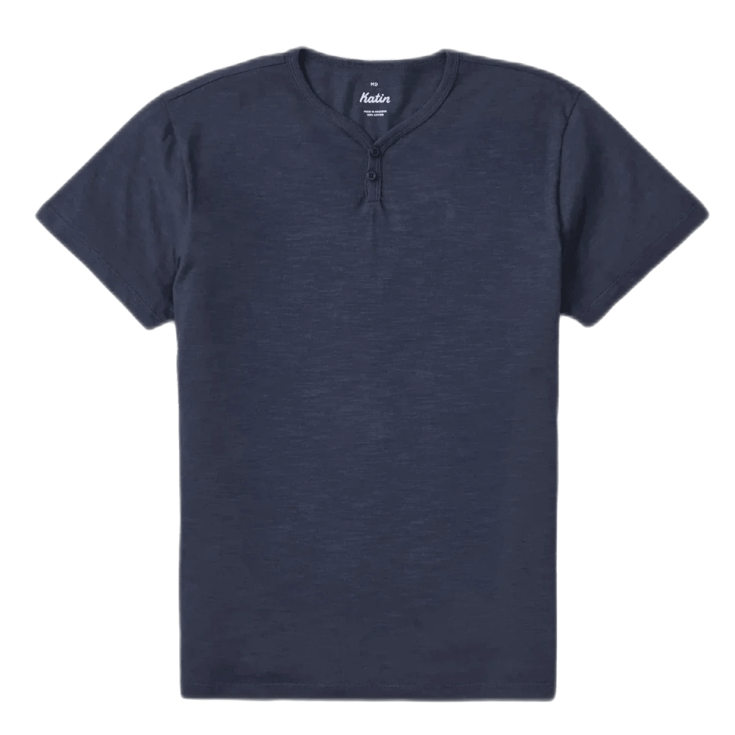 Katin 01. MENS APPAREL - MENS SS SHIRTS - MENS SS CASUAL Men's Folk Henley BABL BALTIC BLUE