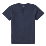 Katin 01. MENS APPAREL - MENS SS SHIRTS - MENS SS CASUAL Men's Folk Henley BABL BALTIC BLUE