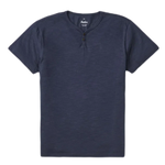 Katin 01. MENS APPAREL - MENS SS SHIRTS - MENS SS CASUAL Men's Folk Henley BABL BALTIC BLUE