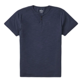 Katin 01. MENS APPAREL - MENS SS SHIRTS - MENS SS CASUAL Men's Folk Henley BABL BALTIC BLUE