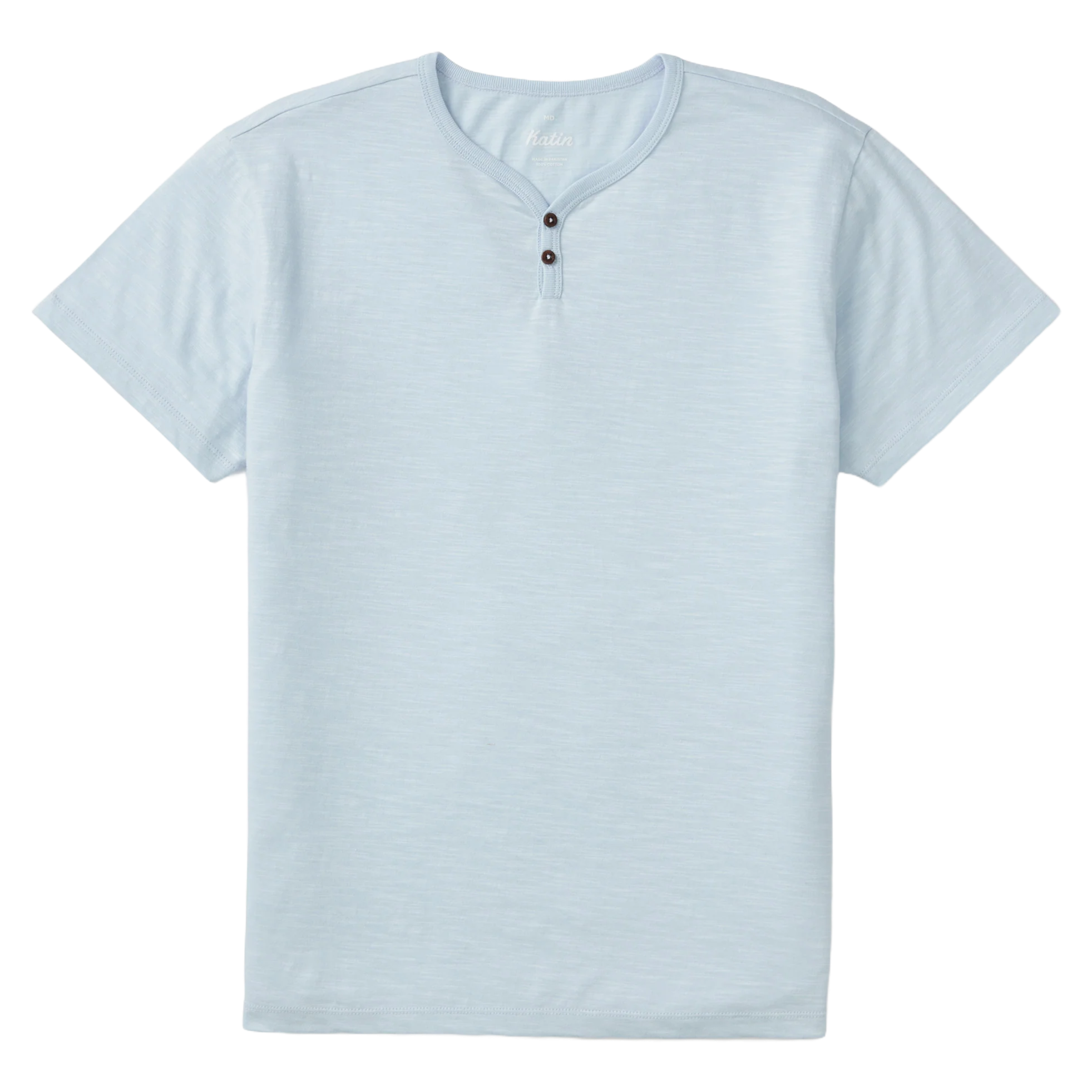 Katin 01. MENS APPAREL - MENS SS SHIRTS - MENS SS CASUAL Men's Folk Henley LTBL LIGHT BLUE