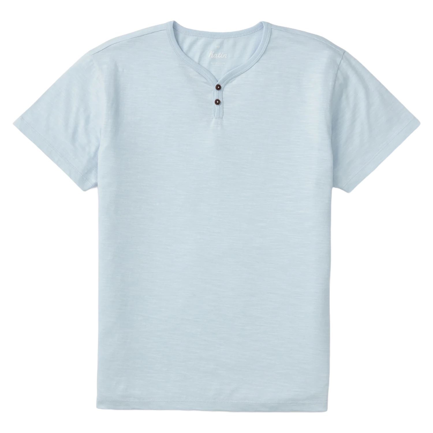 Katin 01. MENS APPAREL - MENS SS SHIRTS - MENS SS CASUAL Men's Folk Henley LTBL LIGHT BLUE