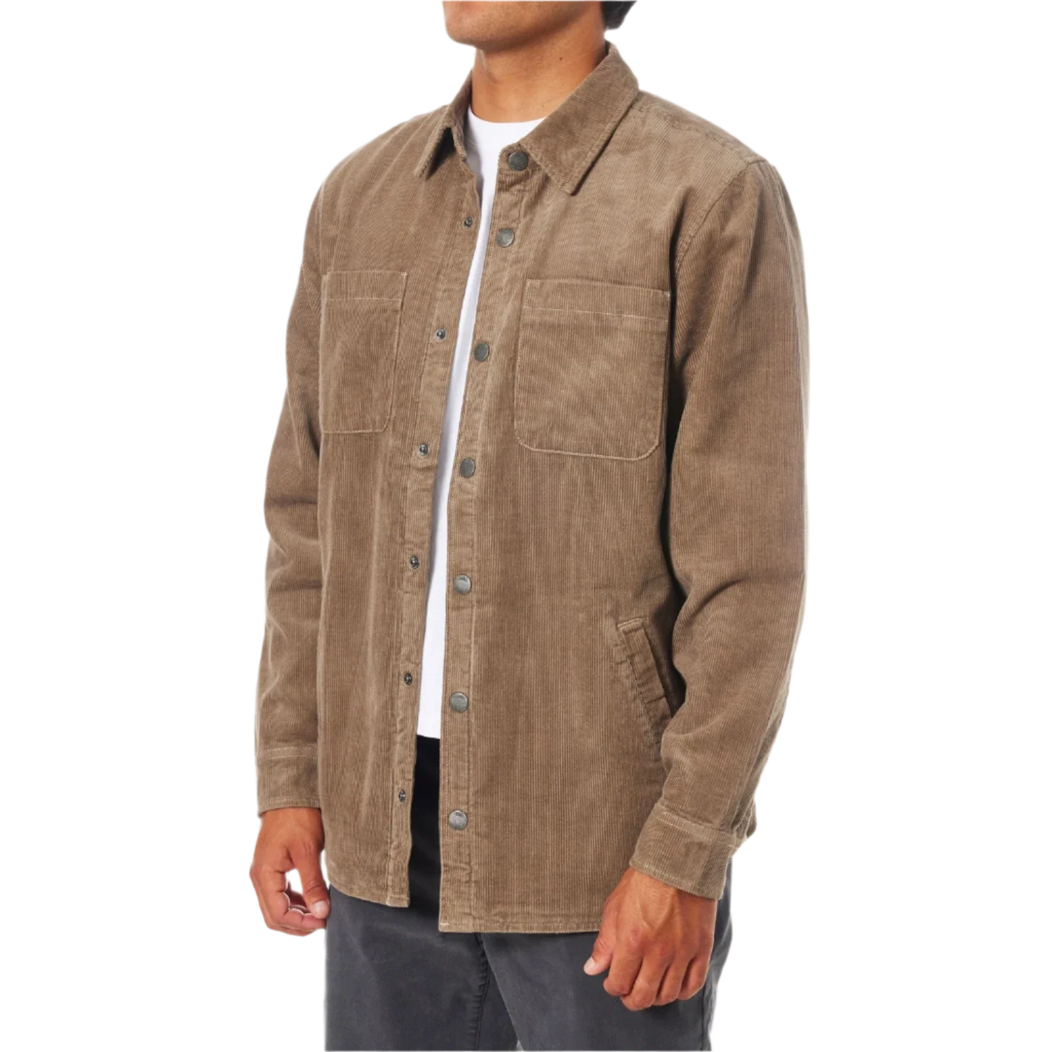 Katin 01. MENS APPAREL - MENS JACKETS - MENS JACKETS CASUAL Men's Harold Corduroy Jacket GRRK GRAY ROCK