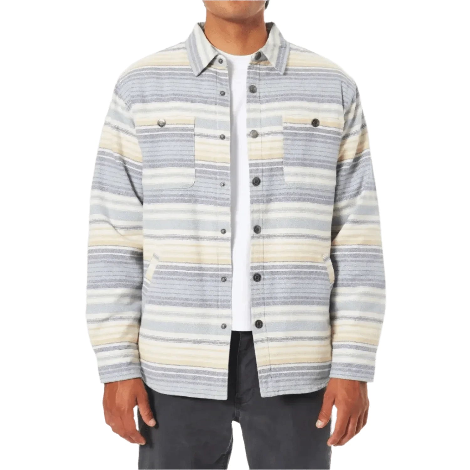 Katin 01. MENS APPAREL - MENS JACKETS - MENS JACKETS CASUAL Men's Harold Stripe Jacket AFBL AIR FORCE BLUE