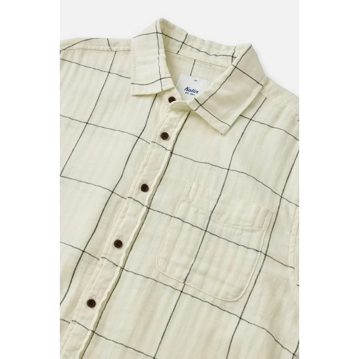 Katin 01. MENS APPAREL - MENS SS SHIRTS - MENS SS BUTTON UP Men's Monty Shirt VWHT VINTAGE WHITE