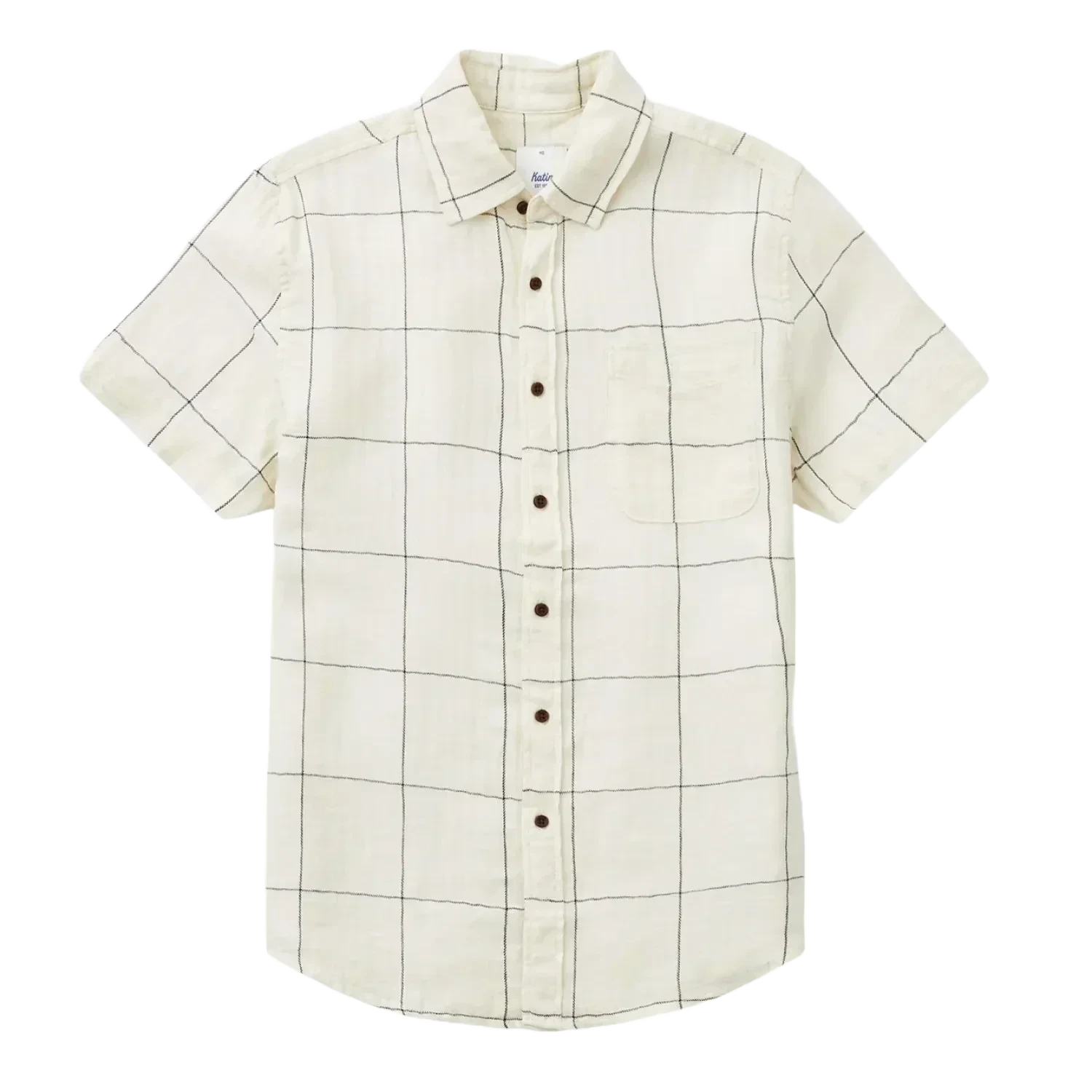 Katin 01. MENS APPAREL - MENS SS SHIRTS - MENS SS BUTTON UP Men's Monty Shirt VWHT VINTAGE WHITE