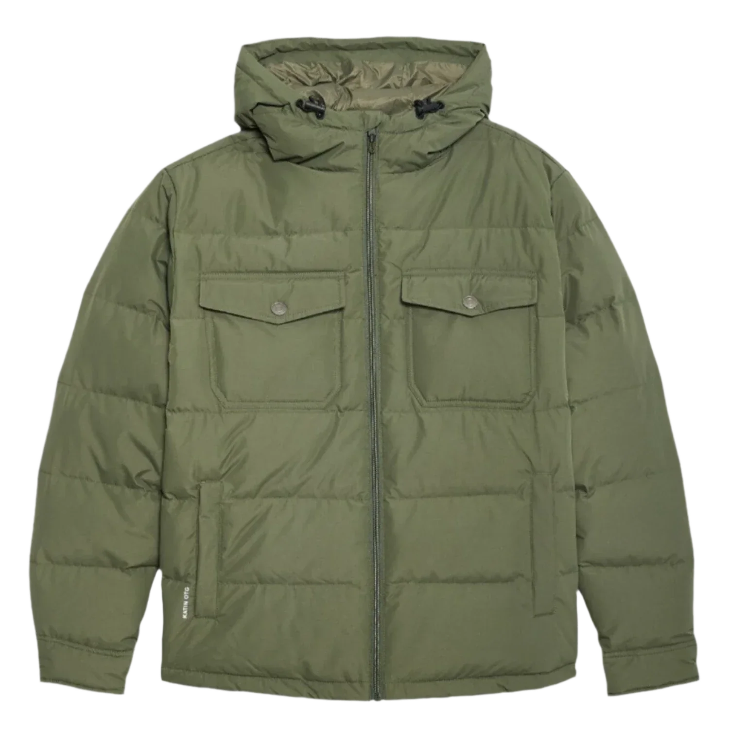 Katin 01. MENS APPAREL - MENS JACKETS - MENS JACKETS INSULATED Men's OTG Summit Hooded Down Jacket THYM THYME